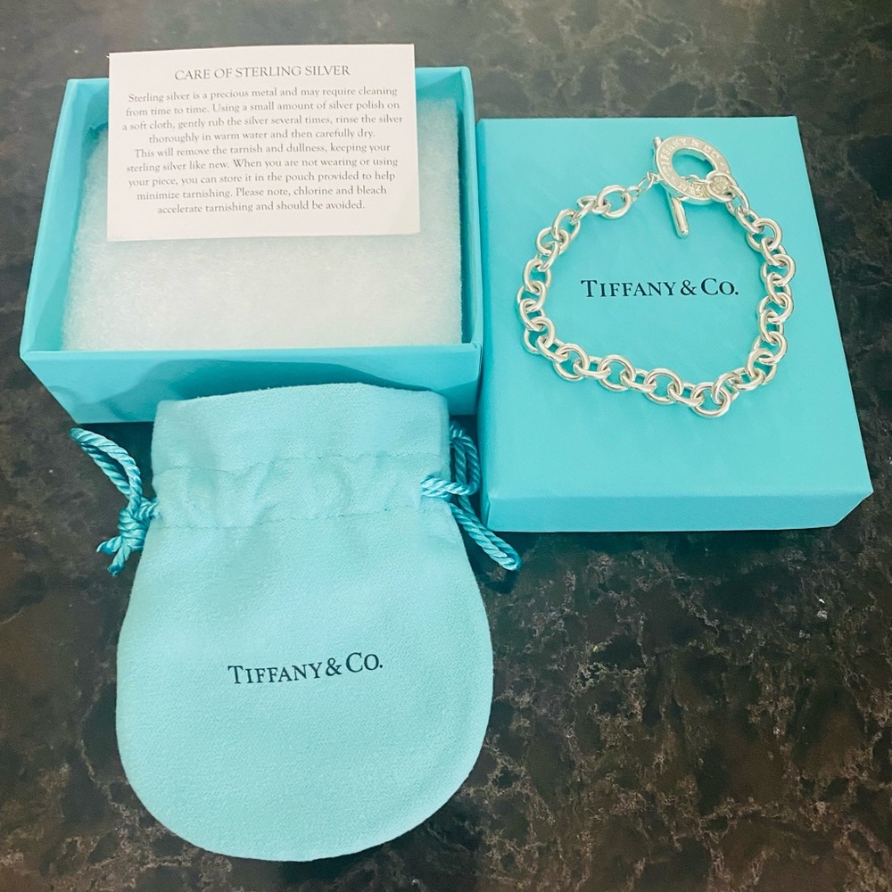 NWT Authentic Tiffany chain bracelet